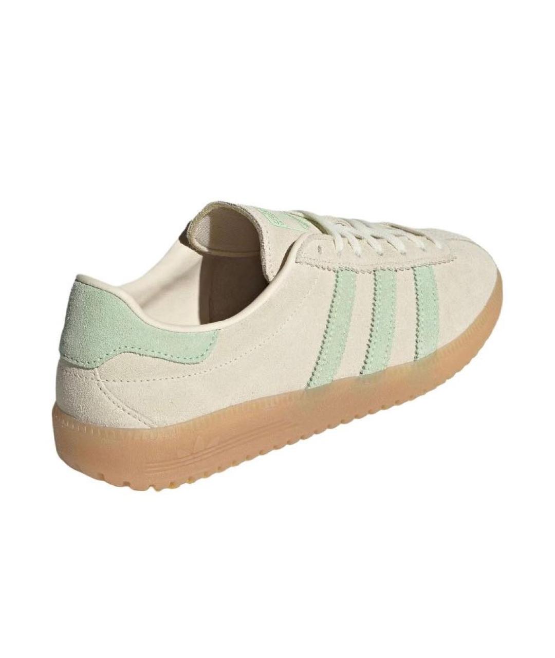 ADIDAS Бежевые замшевые низкие кроссовки / кеды, фото 5