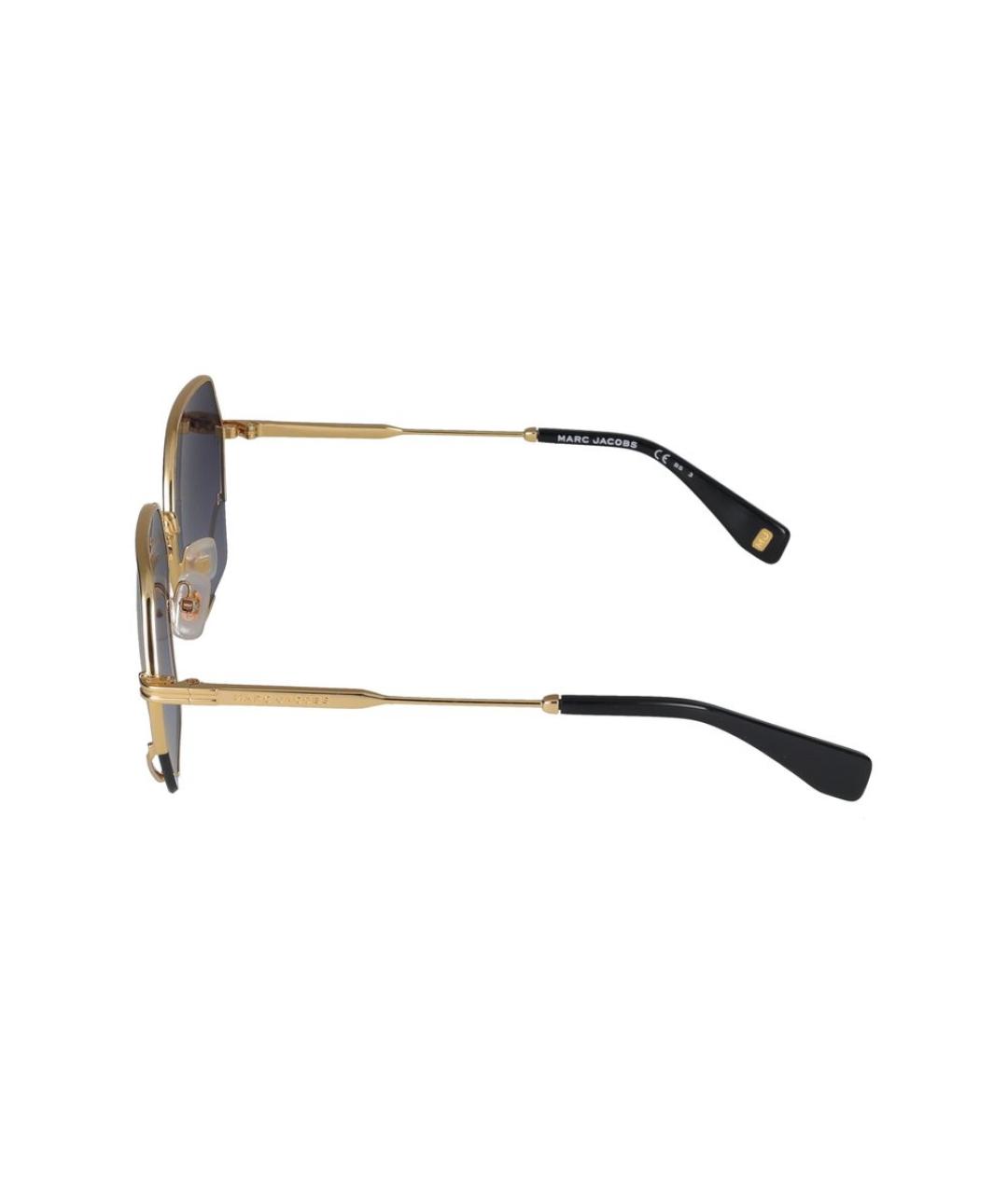 MARC JACOBS Желтые металлические солнцезащитные очки, фото 3