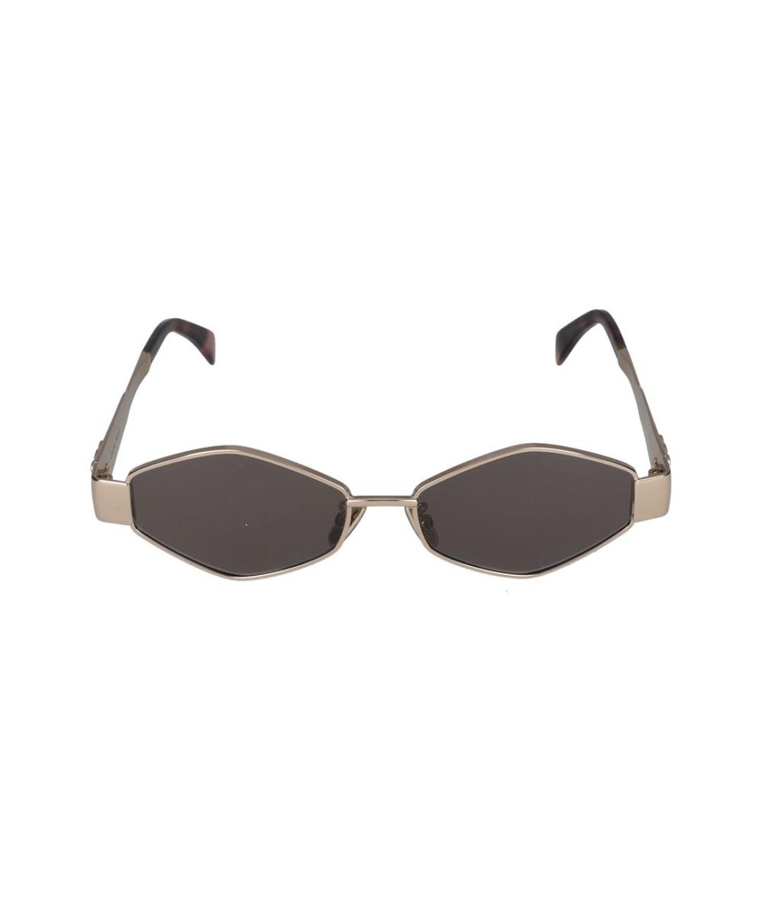 CELINE Розовые металлические солнцезащитные очки, фото 1