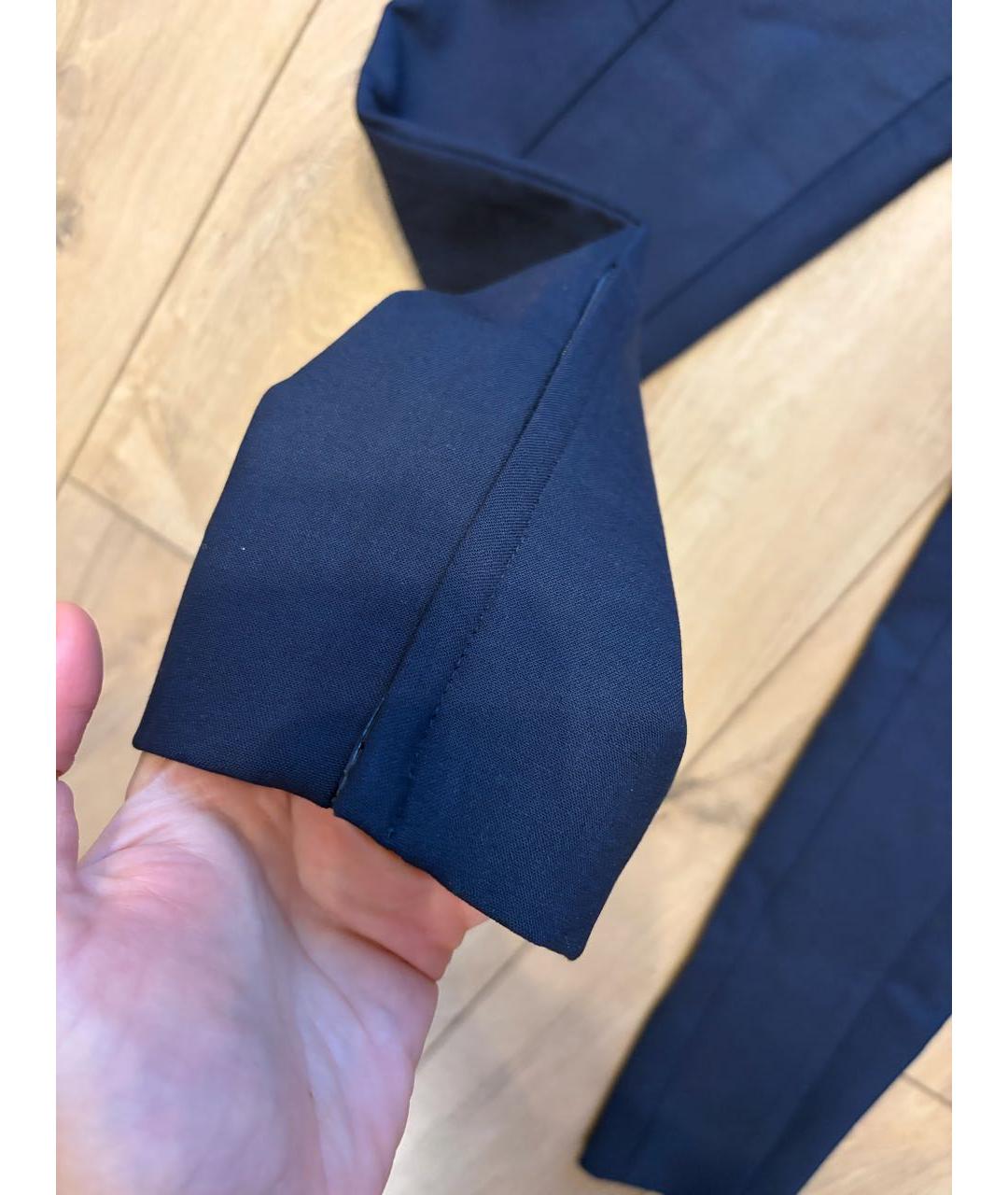 TOM FORD Темно-синие шерстяные брюки узкие, фото 4