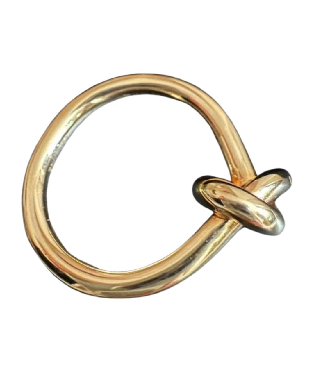 CELINE Золотое металлическое кольцо, фото 1