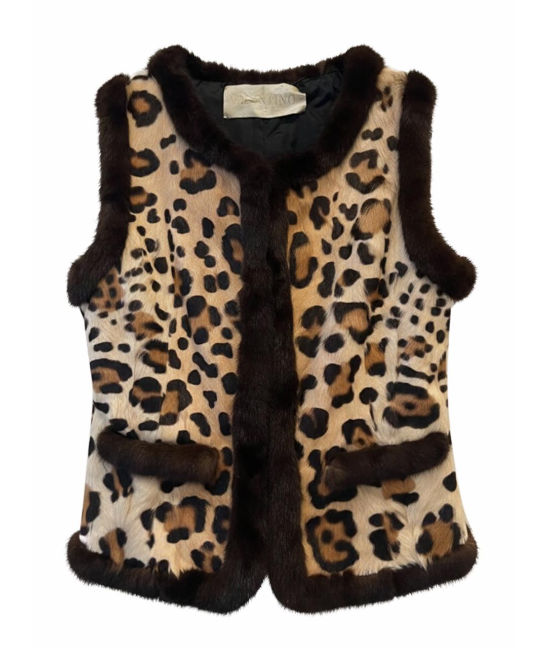 VALENTINO Коричневый жилет, фото 1