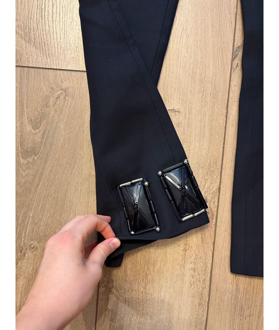 PRADA Черные прямые брюки, фото 2