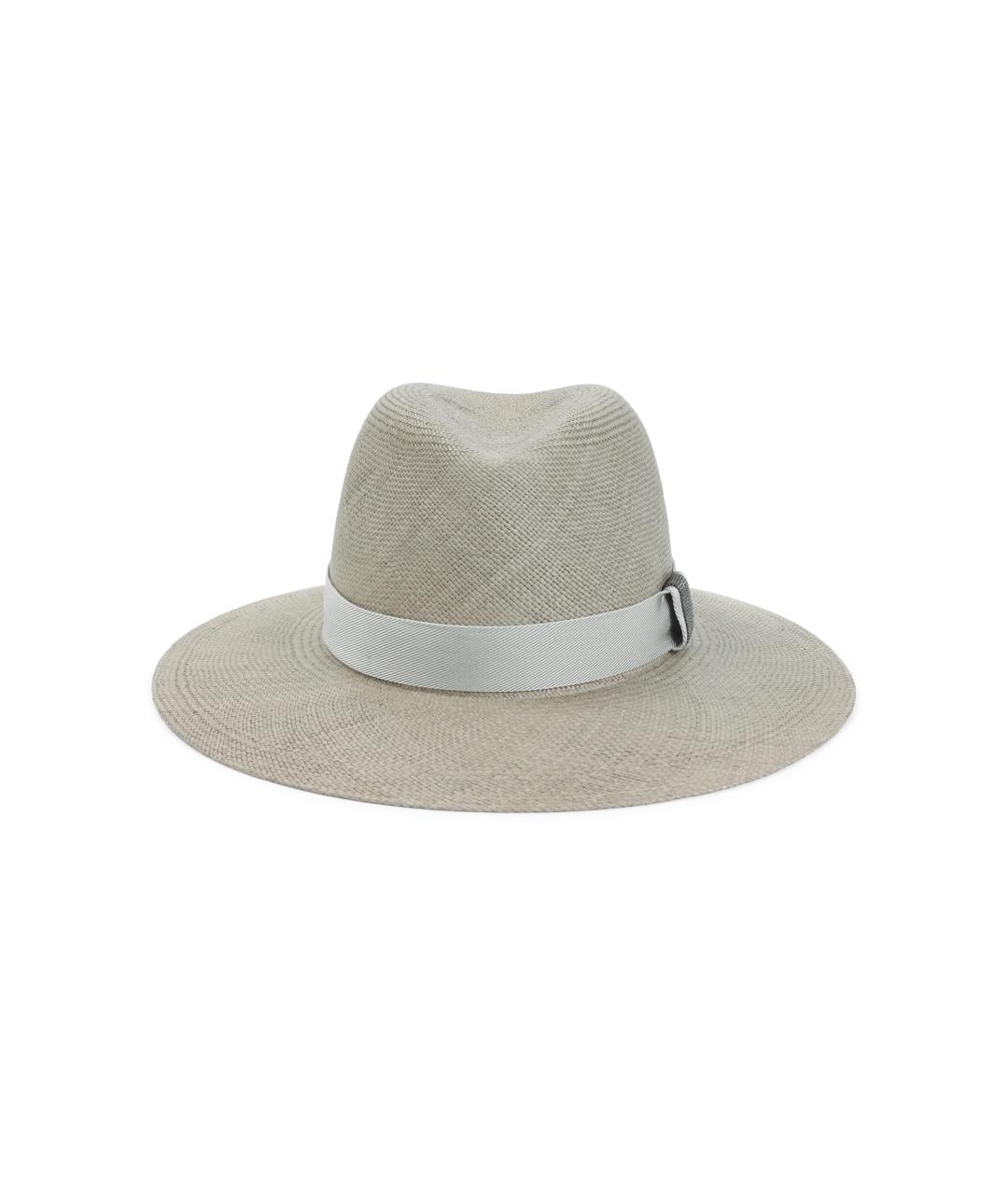 BRUNELLO CUCINELLI Серая шляпа, фото 1