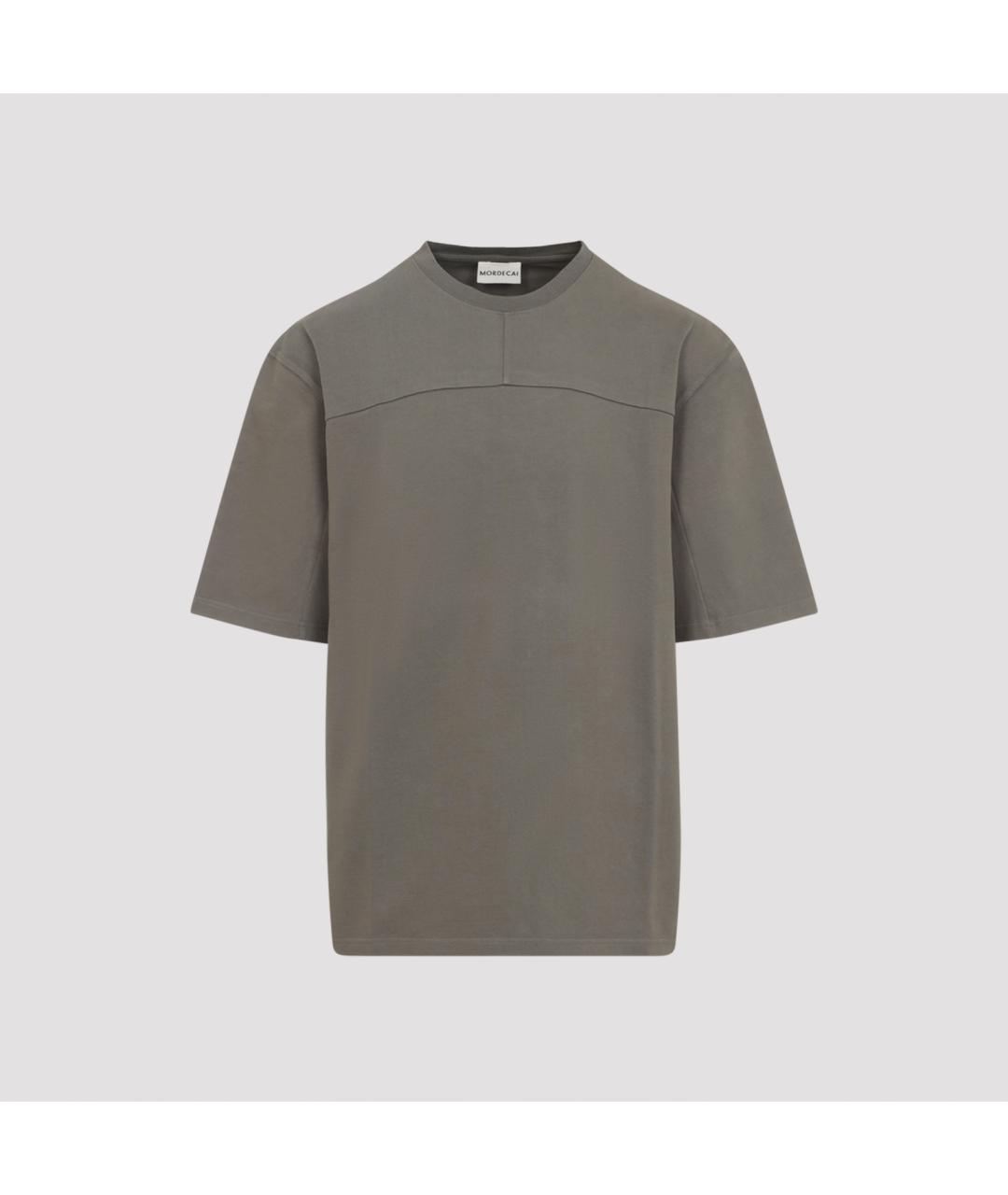 MORDECAI Серая хлопковая футболка, фото 2