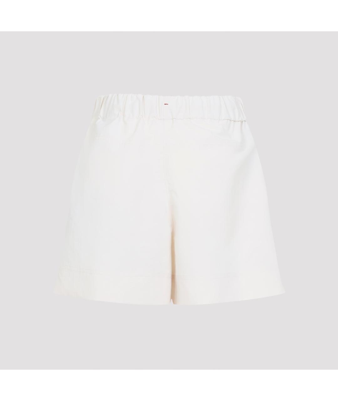 MONCLER GRENOBLE Бежевые полиэстеровые шорты, фото 3