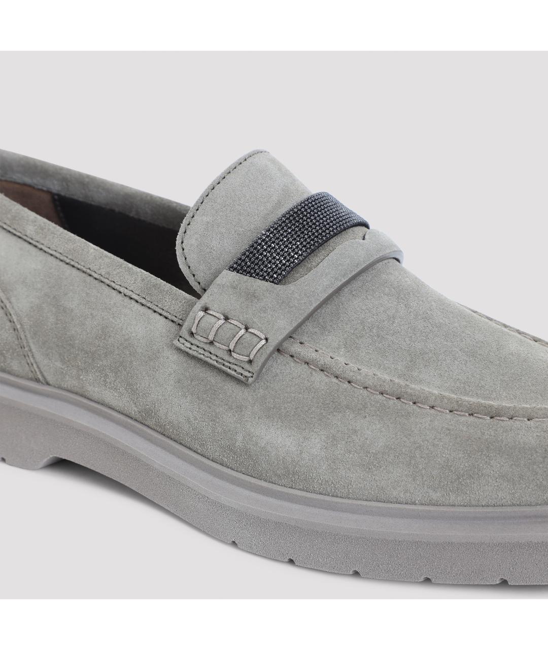 BRUNELLO CUCINELLI Мульти замшевые лоферы, фото 6