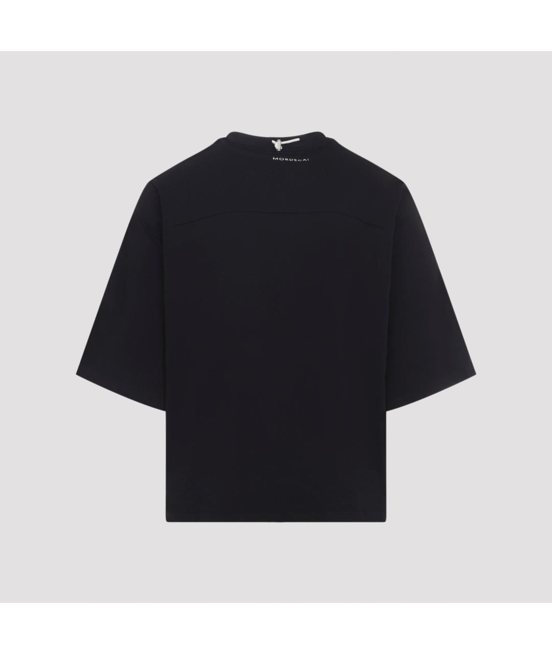 MORDECAI Черная хлопковая футболка, фото 2