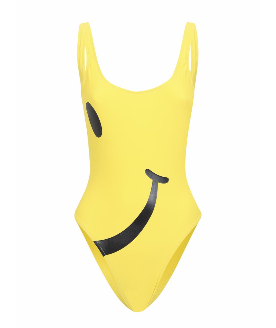 MOSCHINO Желтый полиамидовый купальник, фото 1