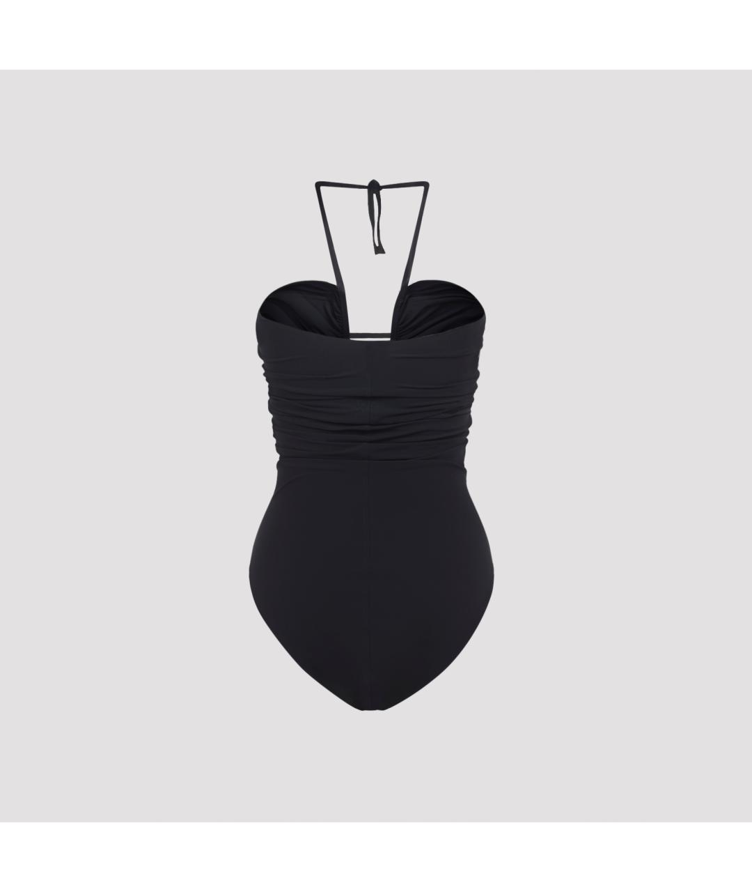 RICK OWENS Черный полиамидовый купальник, фото 3