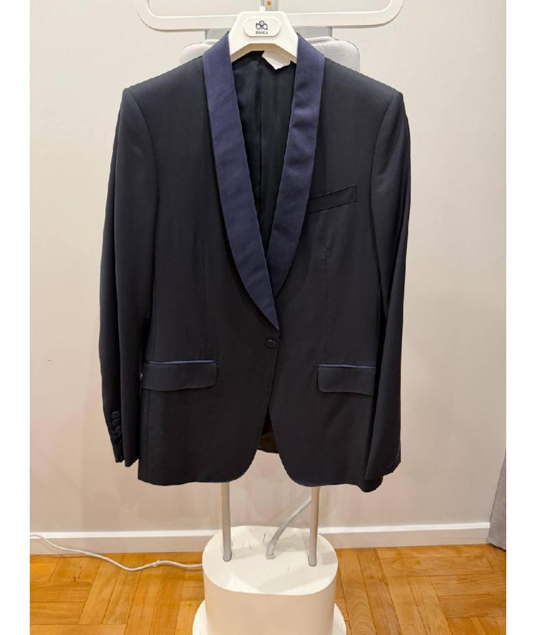 GUCCI Темно-синий вечерний костюм, фото 9
