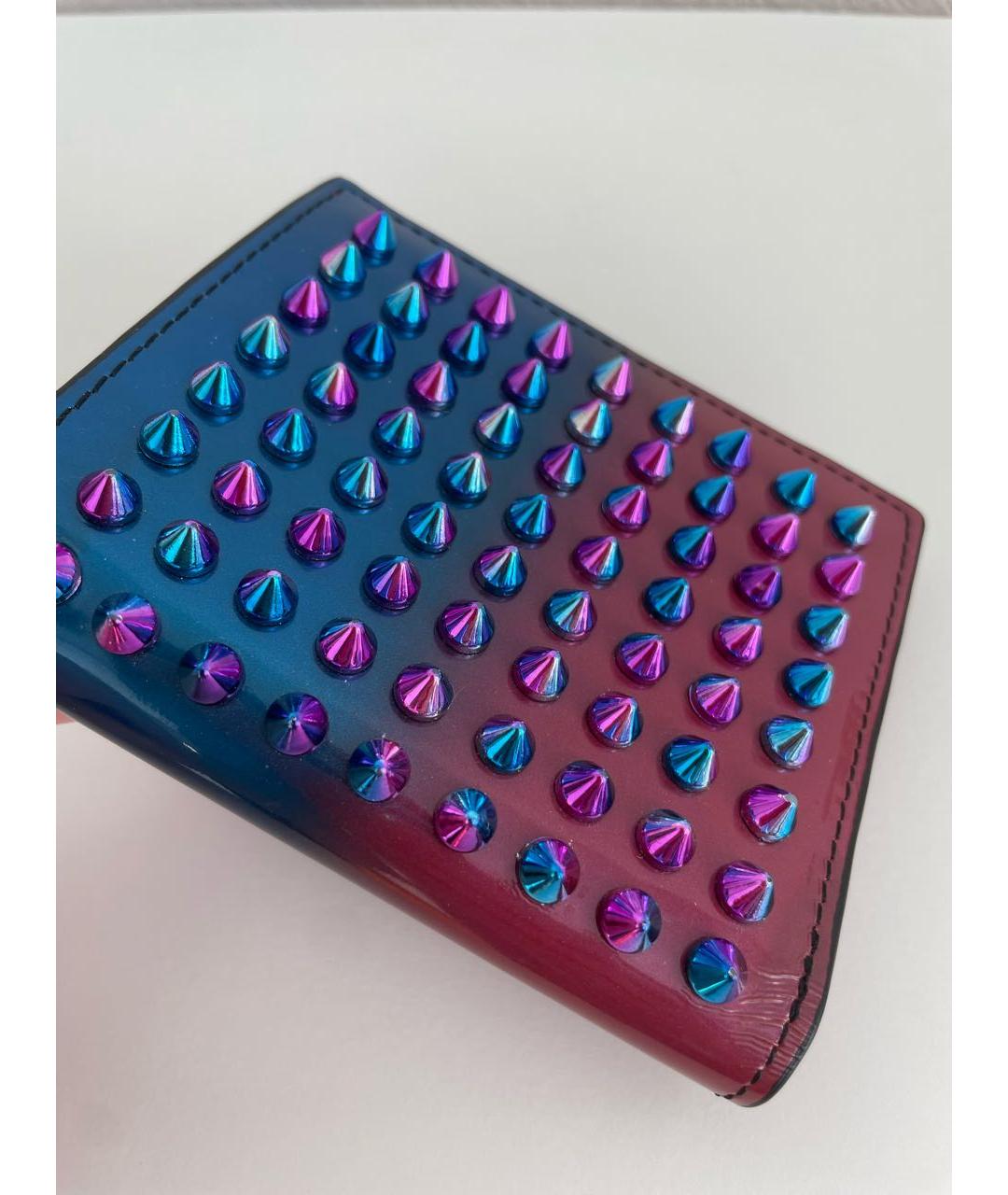 CHRISTIAN LOUBOUTIN Мульти кошелек из лакированной кожи, фото 7