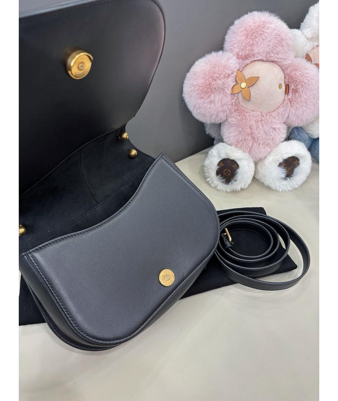 FENDI Черная кожаная сумка через плечо, фото 8