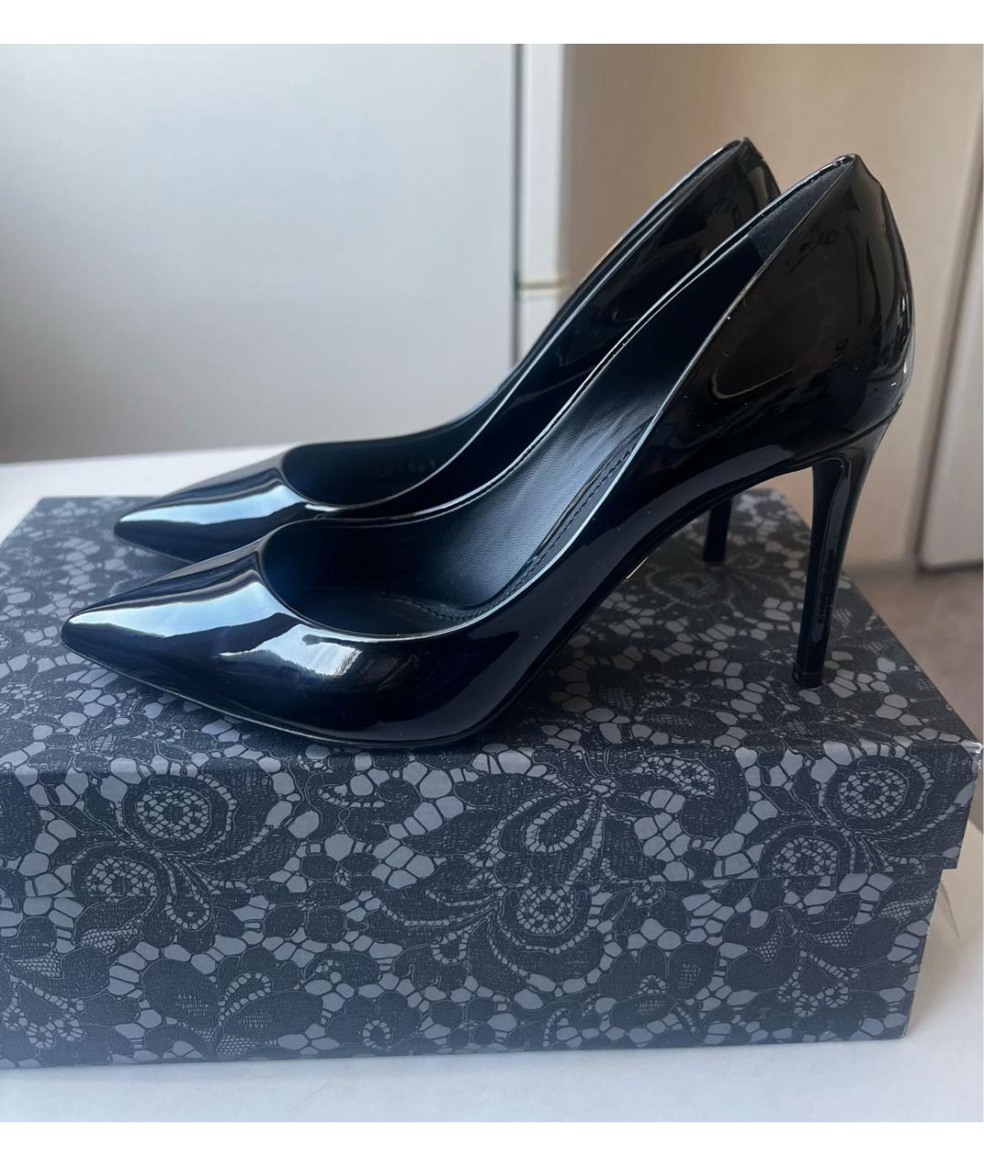 DOLCE&GABBANA Черные туфли из лакированной кожи, фото 8