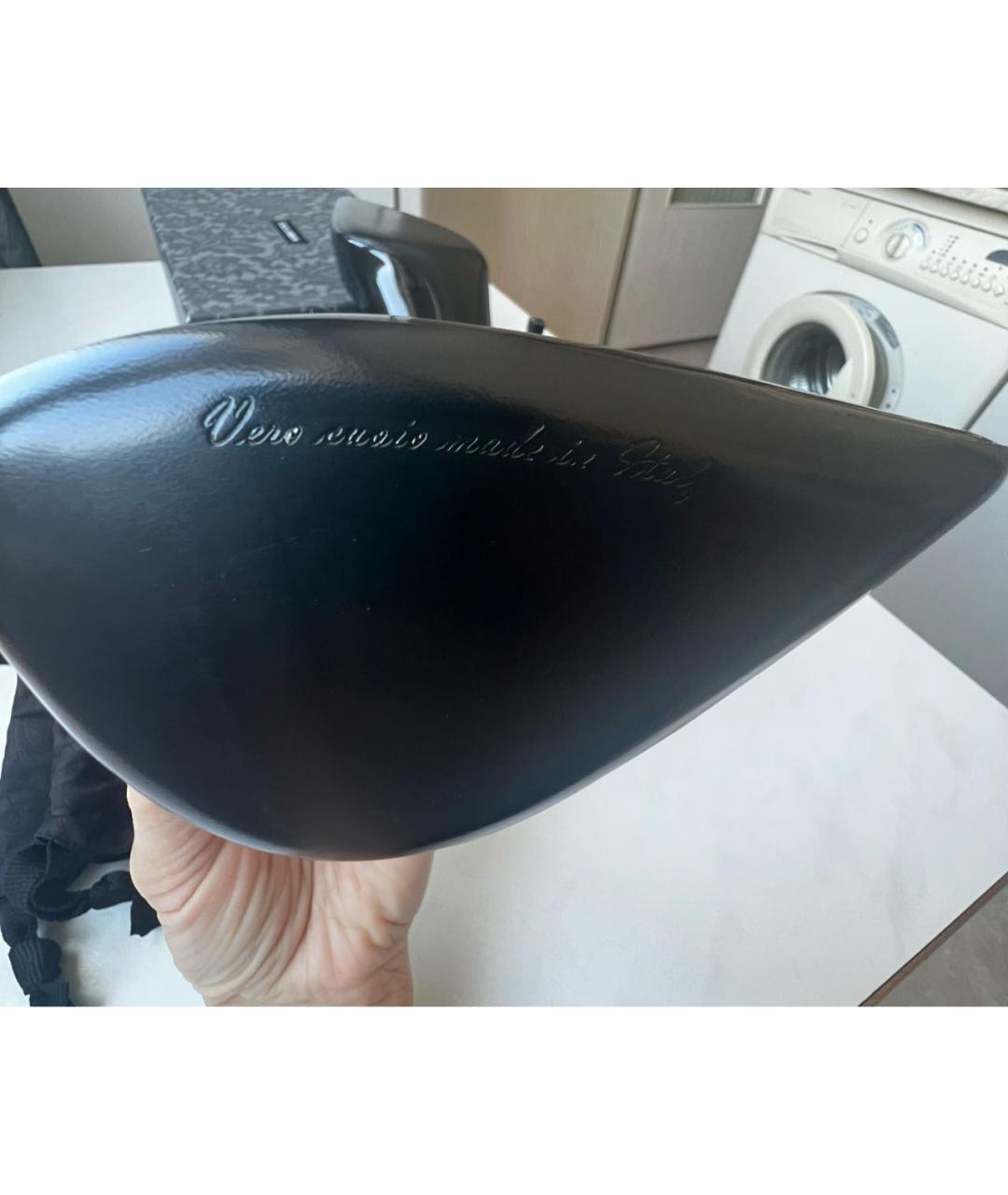 DOLCE&GABBANA Черные туфли из лакированной кожи, фото 7