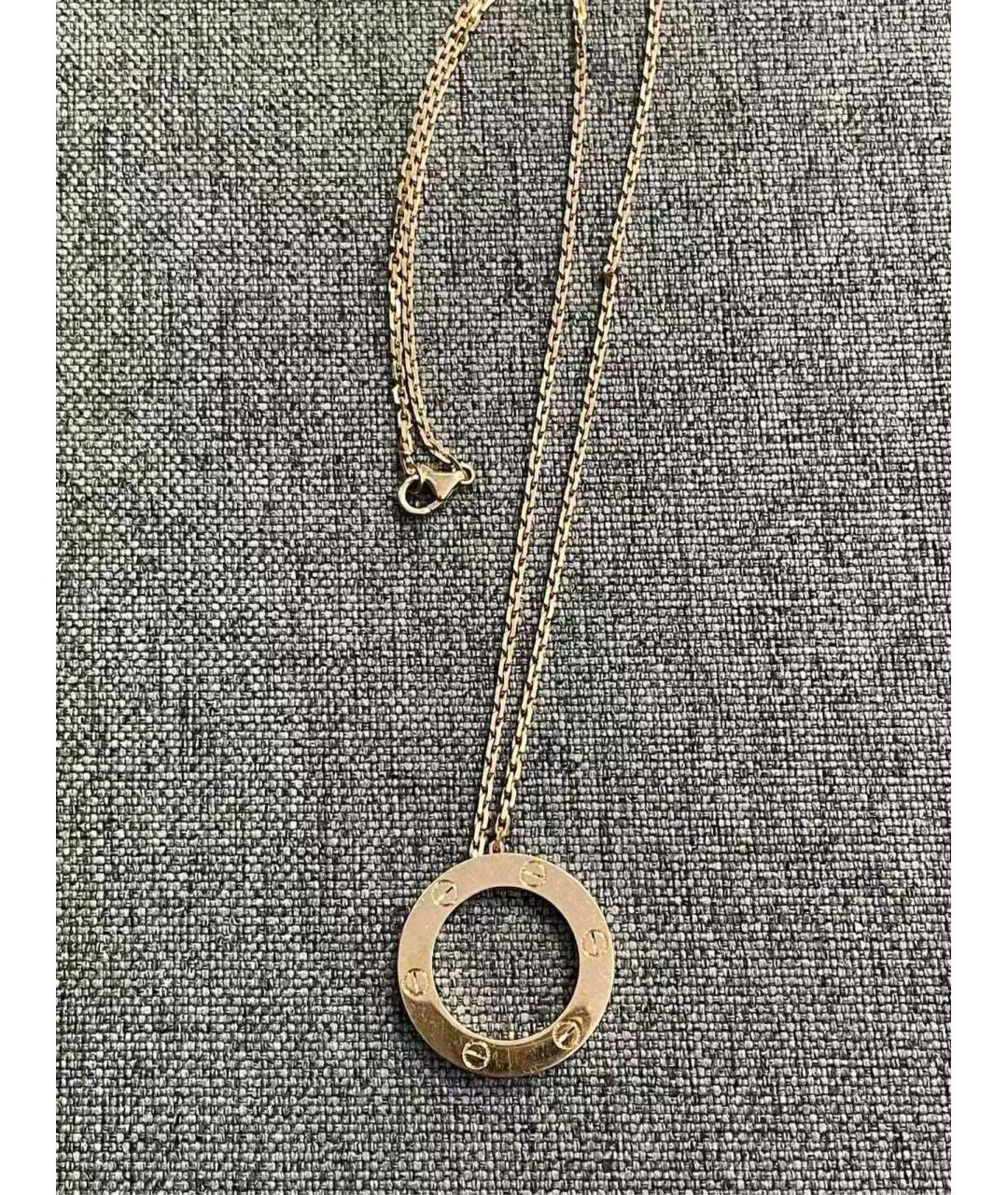 CARTIER Золотая подвеска из розового золота, фото 2