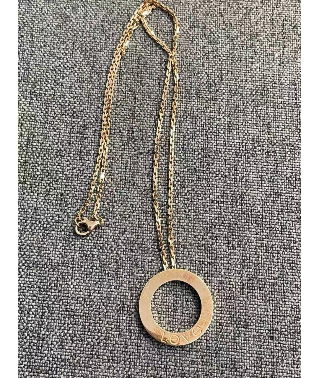 CARTIER Золотая подвеска из розового золота, фото 3