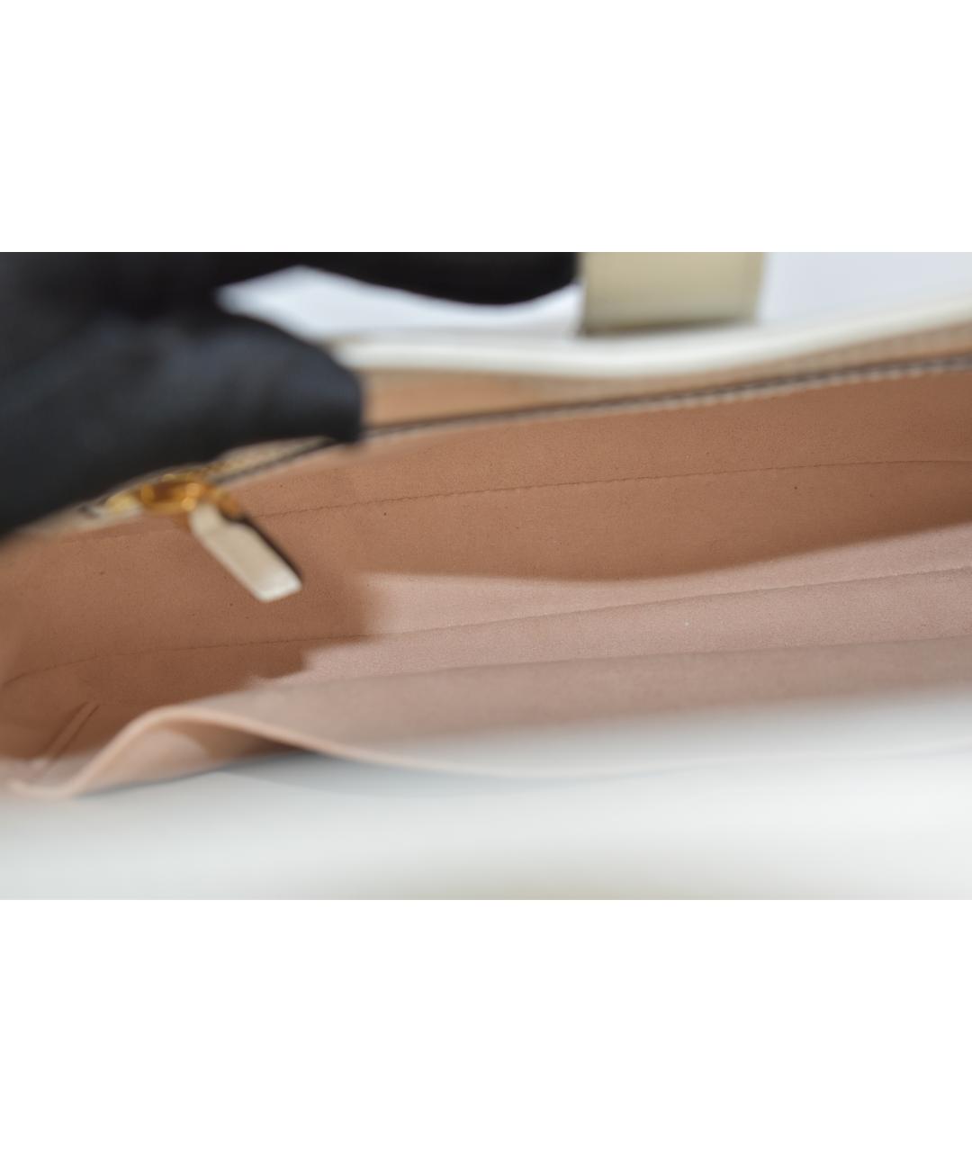 GUCCI Белая кожаная сумка через плечо, фото 4