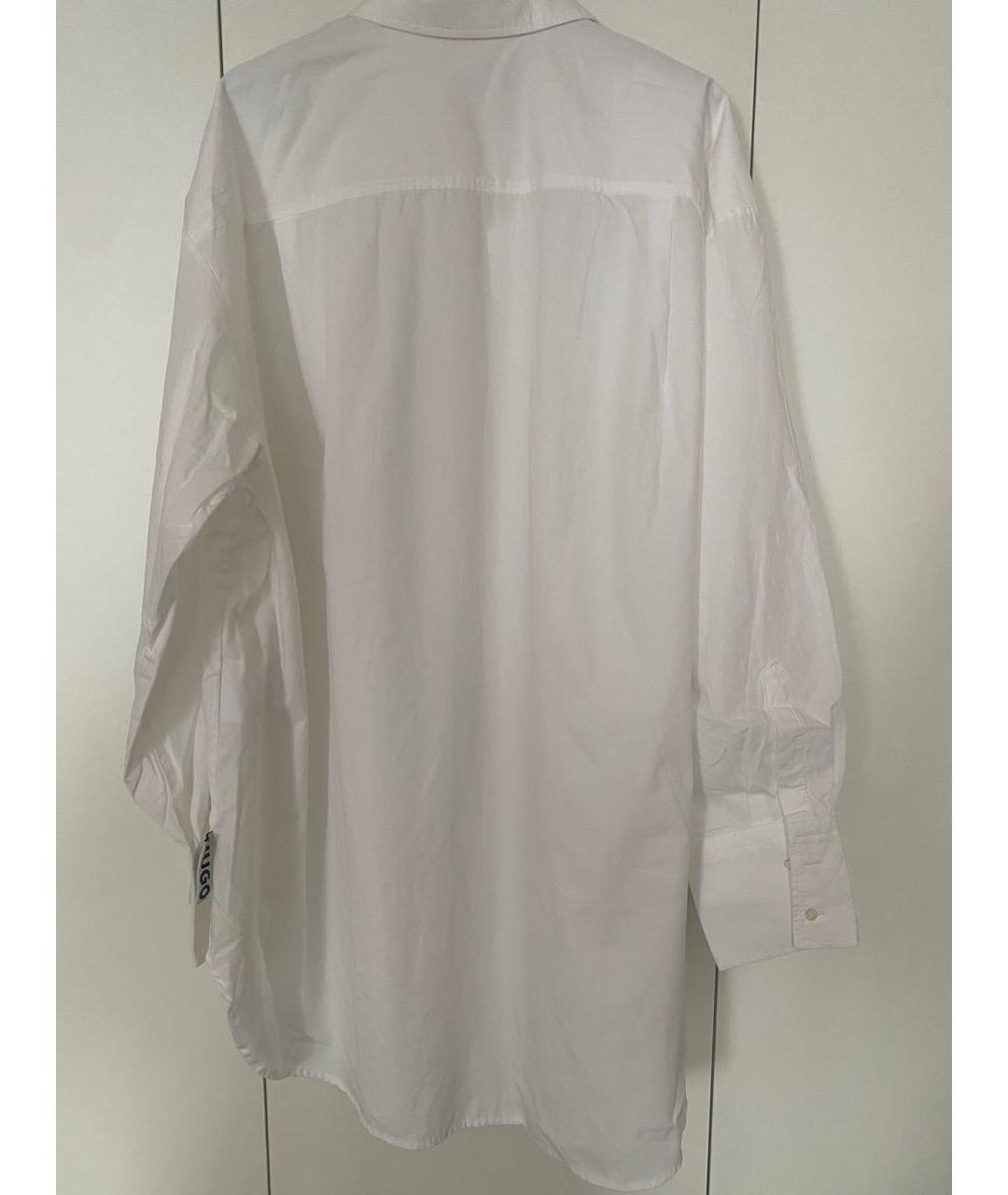 HUGO BOSS Белая хлопковая рубашка, фото 2