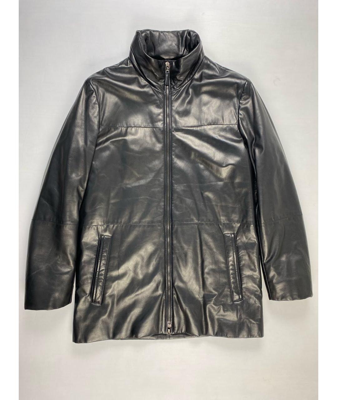 PRADA Черная кожаная куртка, фото 9