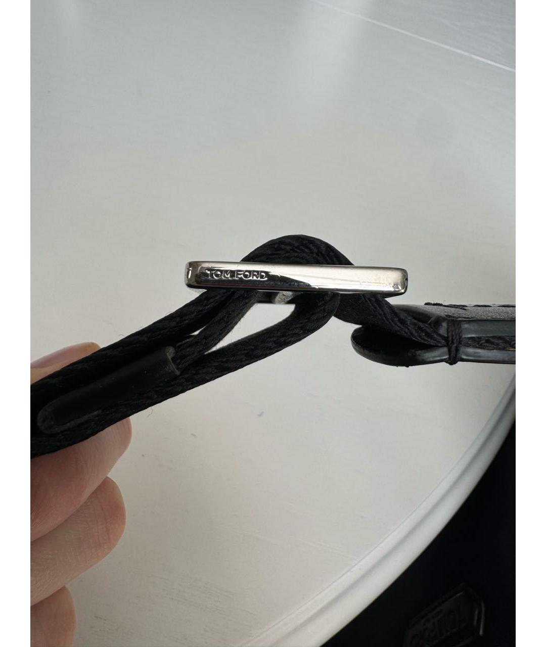 TOM FORD Темно-синяя деним поясная сумка, фото 7