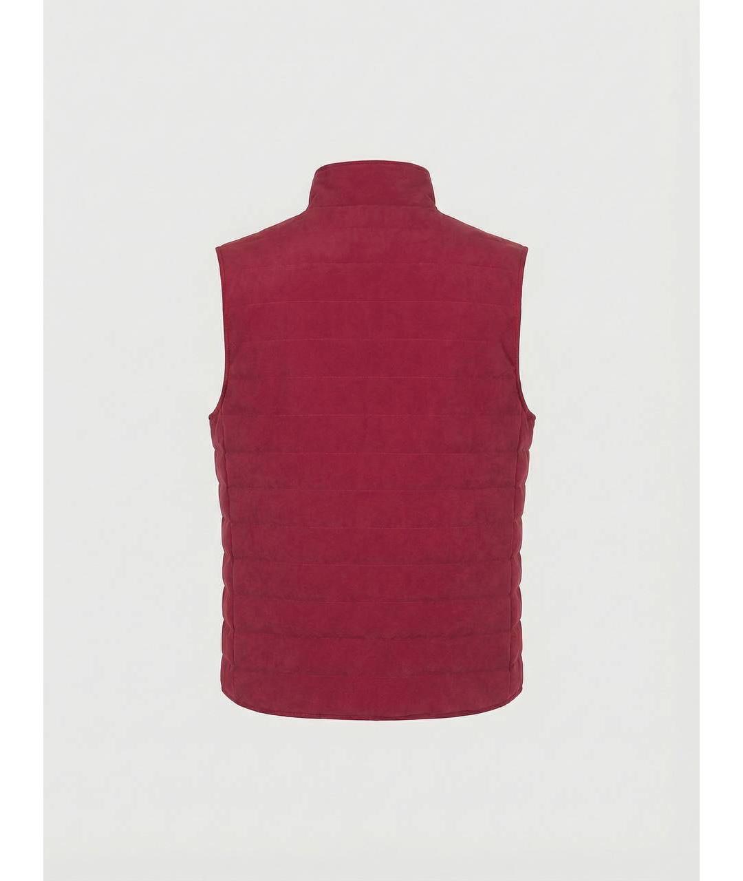 BRUNELLO CUCINELLI Бордовый жилет, фото 2