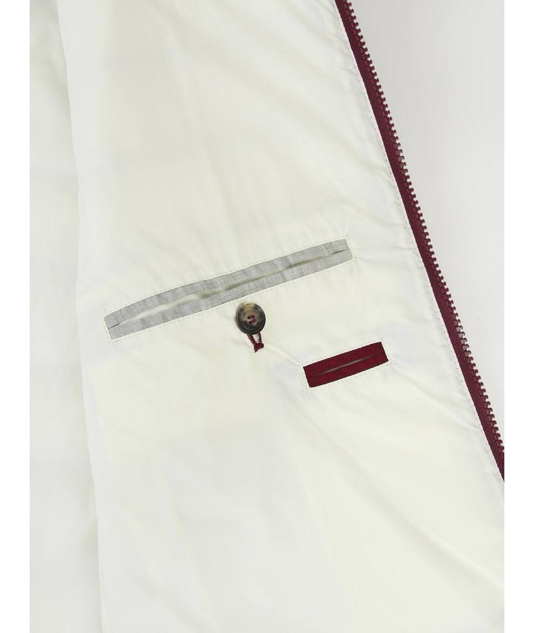 BRUNELLO CUCINELLI Бордовый жилет, фото 8