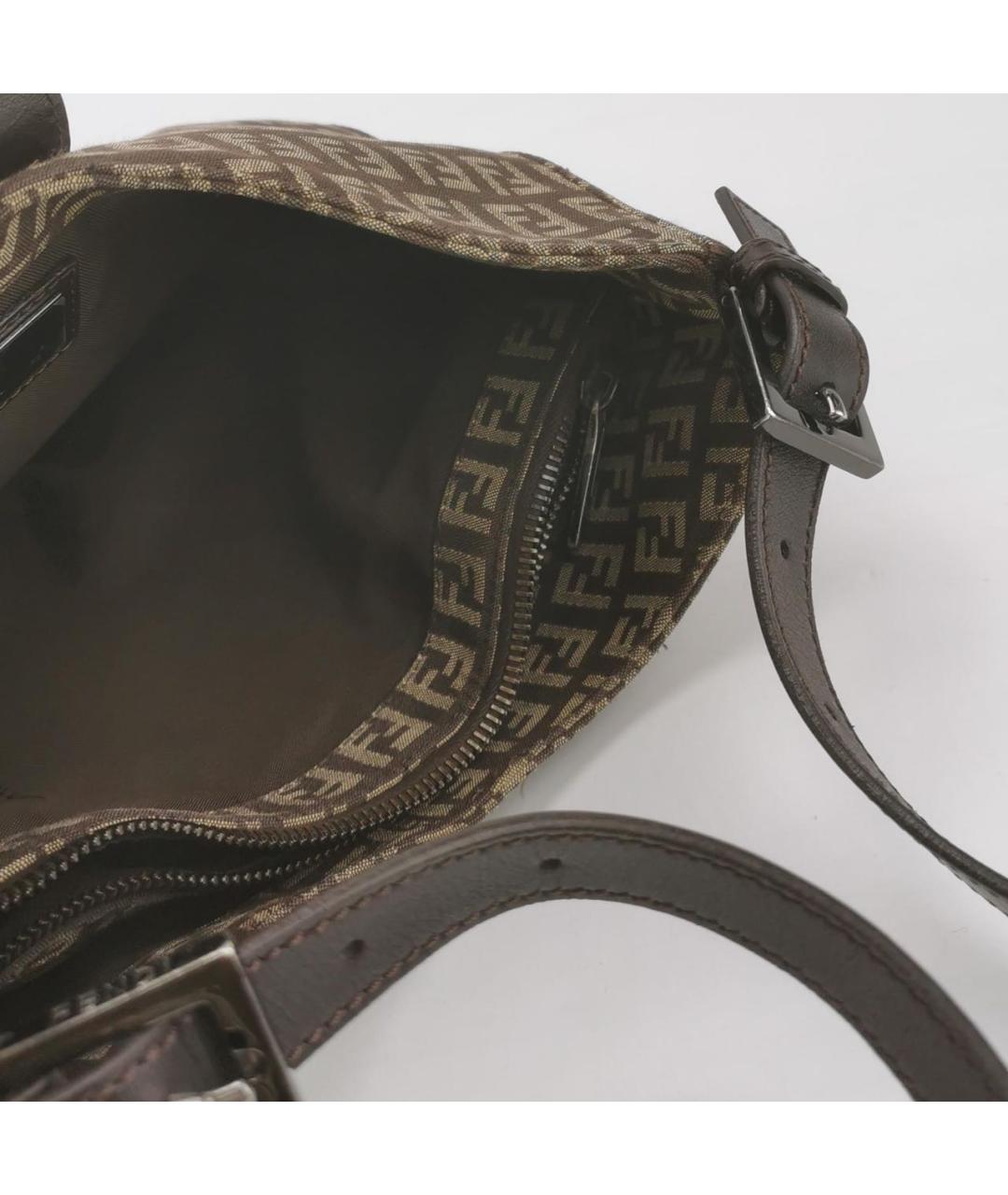 FENDI Коричневая сумка через плечо, фото 4