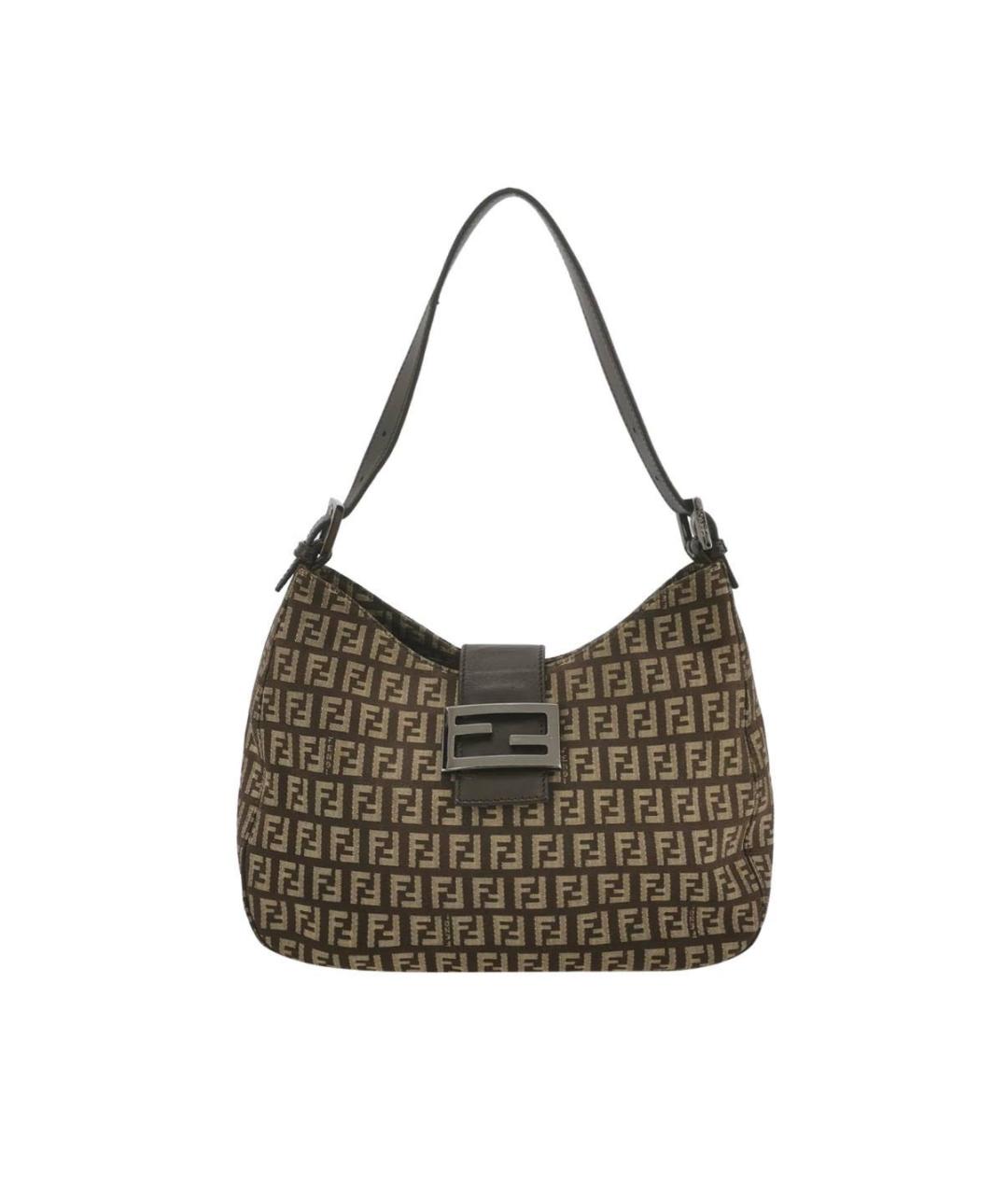 FENDI Коричневая сумка через плечо, фото 8