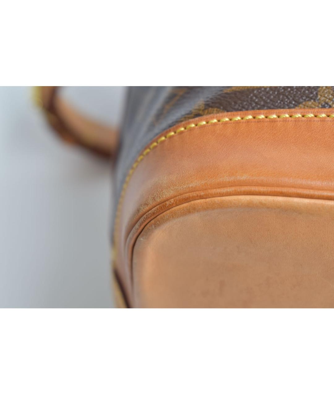 LOUIS VUITTON Коричневая сумка с короткими ручками, фото 5