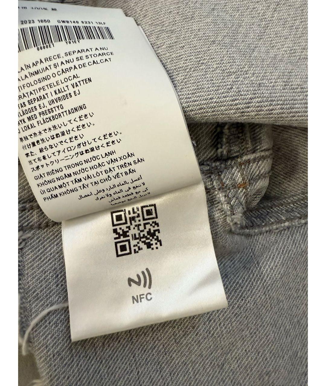 MIU MIU Серая деним куртка, фото 5