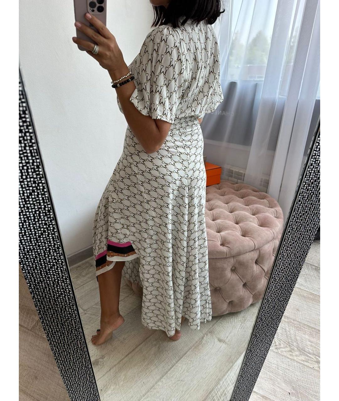 MAJE Мульти вискозное повседневное платье, фото 5