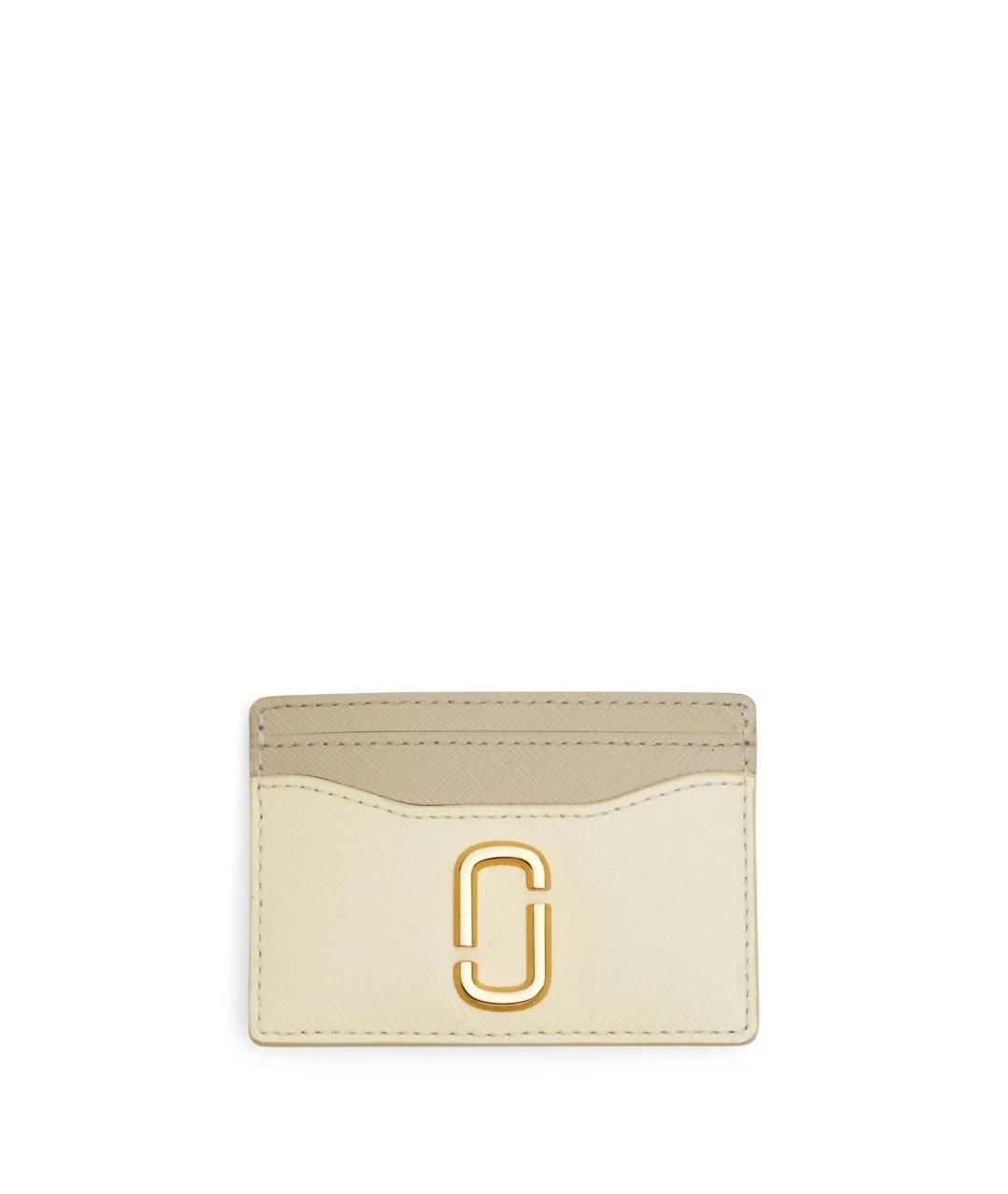 MARC JACOBS Бежевый кожаный кардхолдер, фото 1