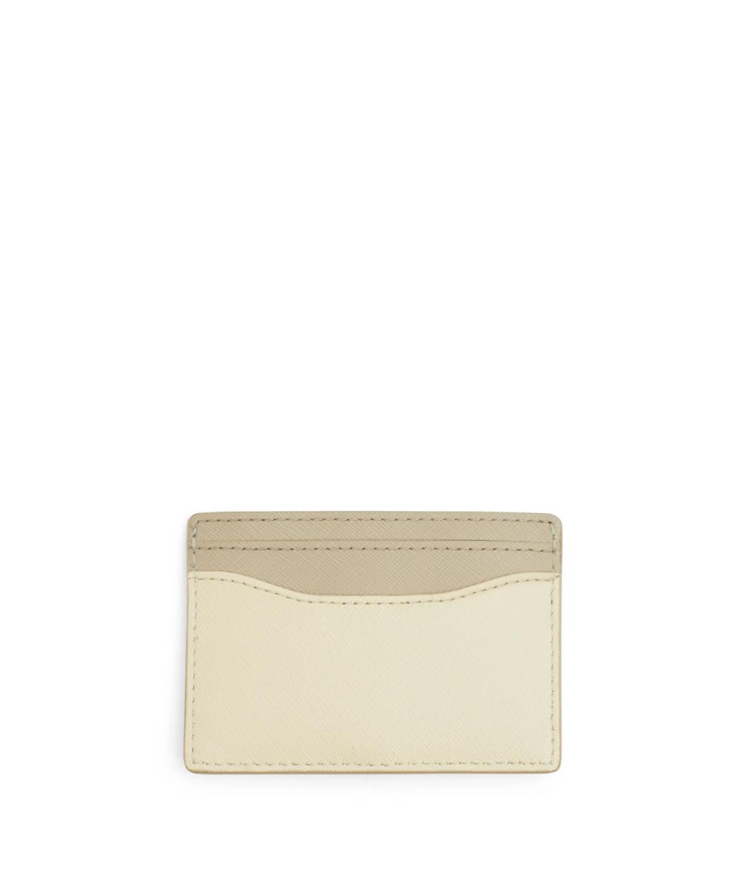 MARC JACOBS Бежевый кожаный кардхолдер, фото 3