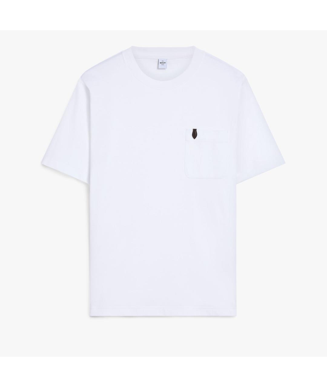 BERLUTI Белая хлопковая футболка, фото 1