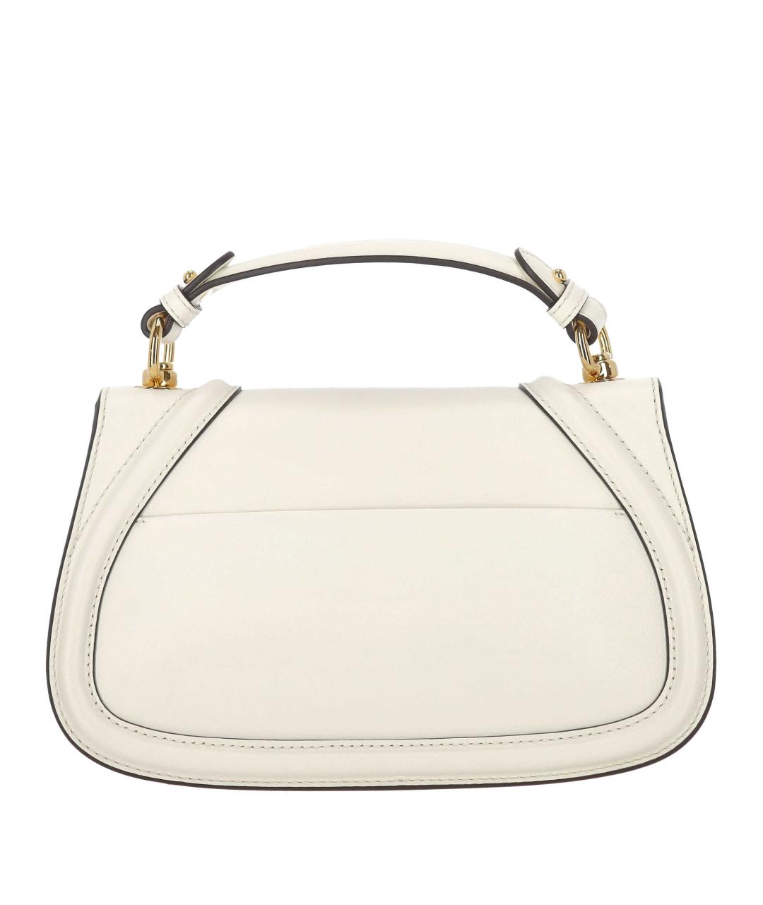 GUCCI Белая кожаная сумка через плечо, фото 3