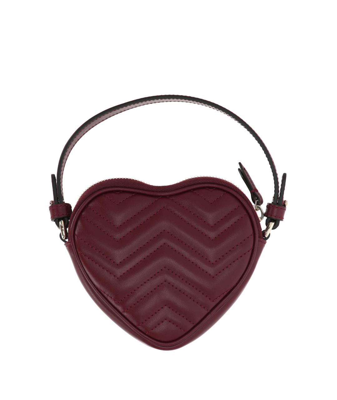 GUCCI Фиолетовая кожаная сумка с короткими ручками, фото 3