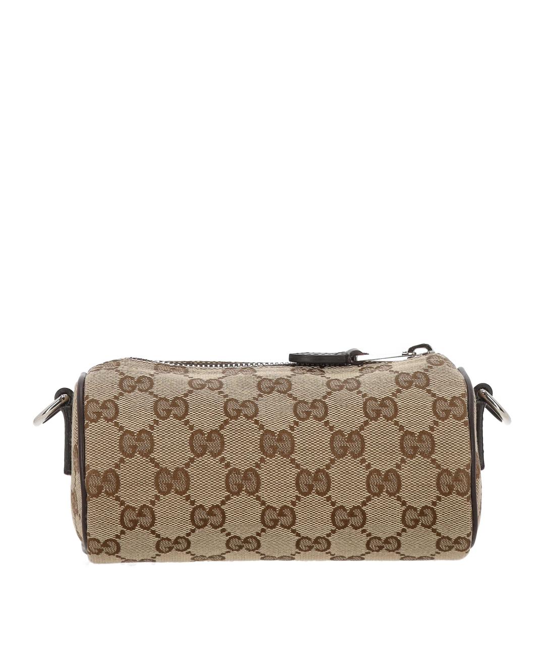 GUCCI Бежевая тканевая сумка на плечо, фото 3