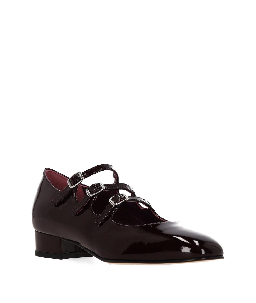 CAREL Коричневые кожаные сандалии, фото 2