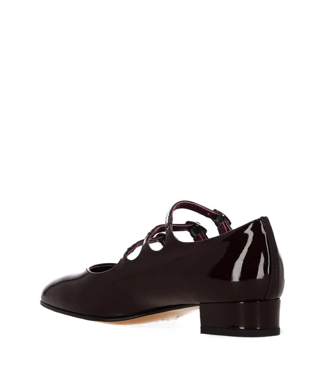 CAREL Коричневые кожаные сандалии, фото 3