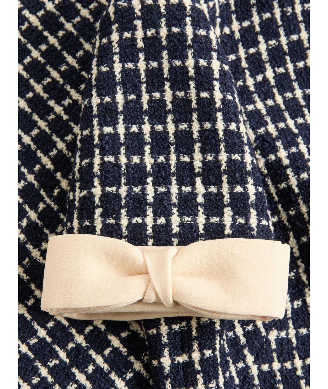 VALENTINO Мульти шерстяное повседневное платье, фото 3