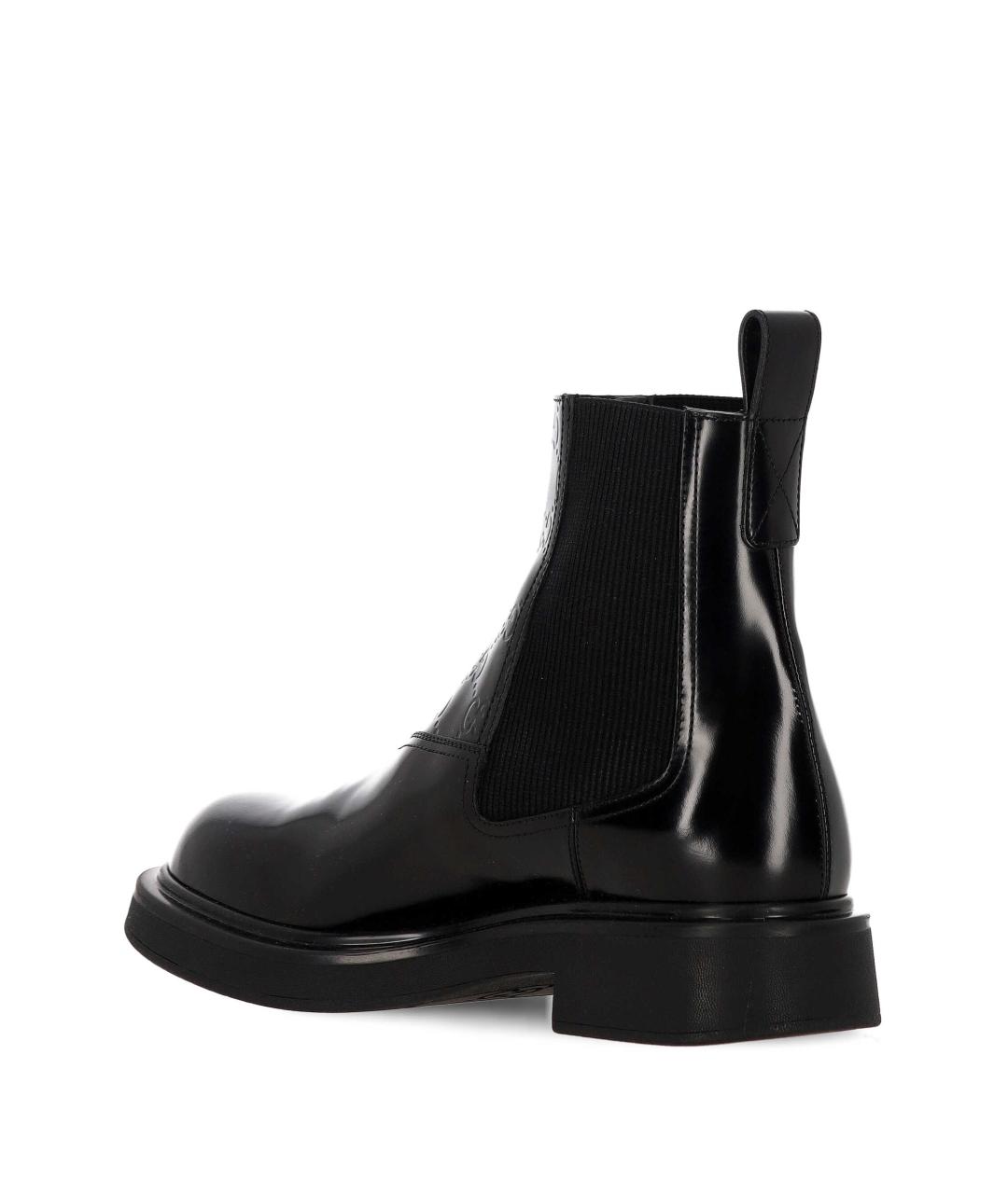 GUCCI Черные кожаные низкие ботинки, фото 3