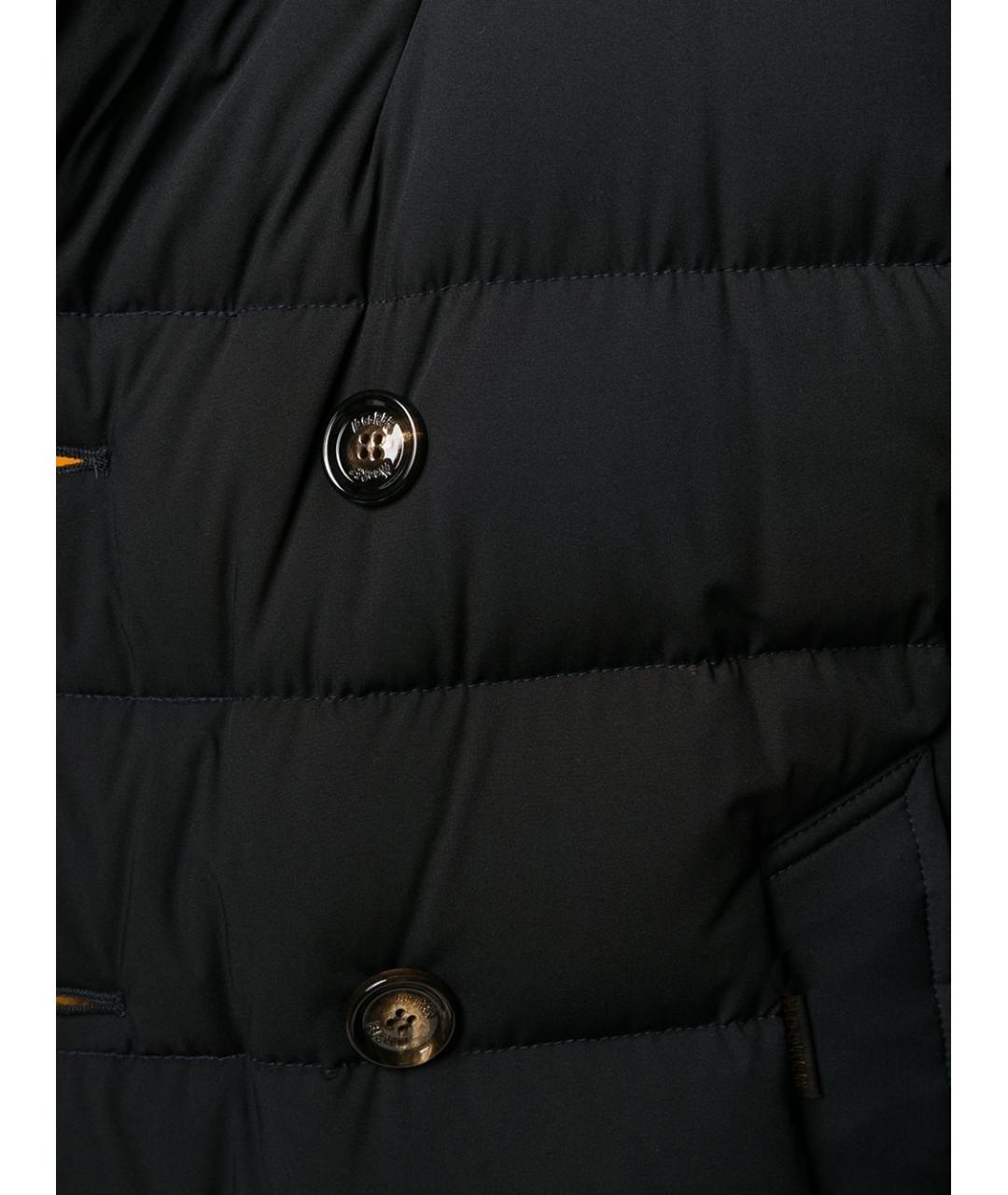 MOORER Темно-синий синтетический пуховик, фото 2