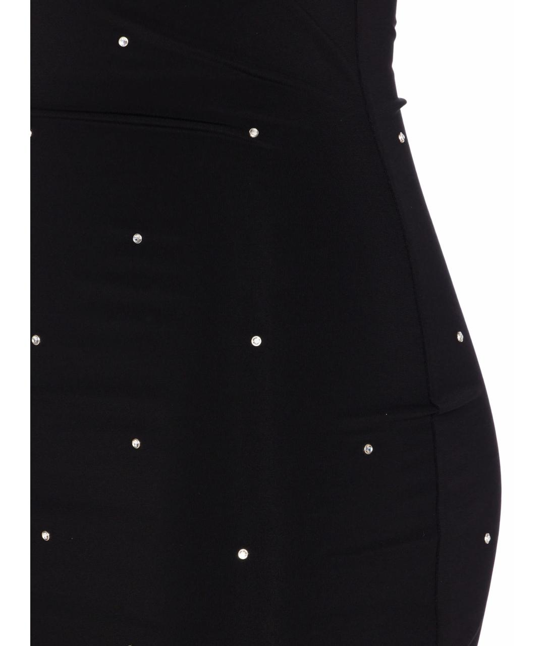 AMIRI Черное вискозное коктейльное платье, фото 3