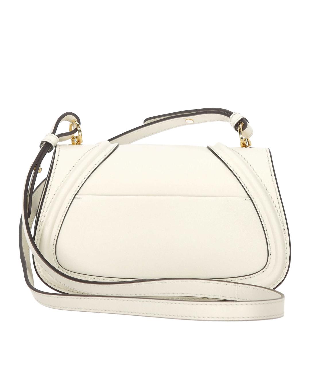 GUCCI Белая кожаная сумка через плечо, фото 3