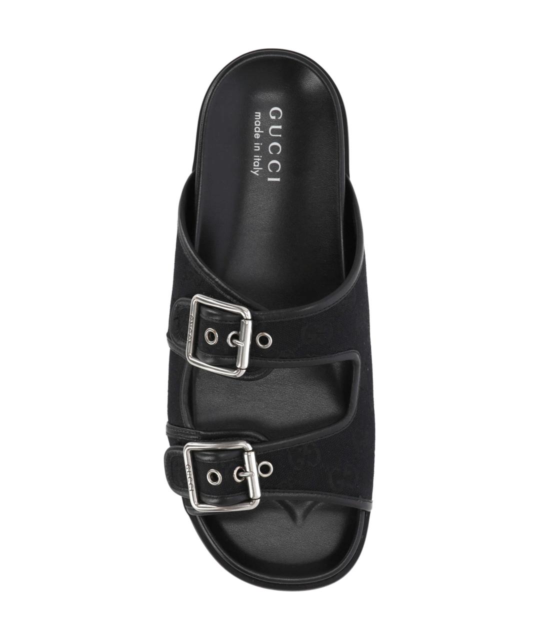 GUCCI Черные сандалии, фото 4