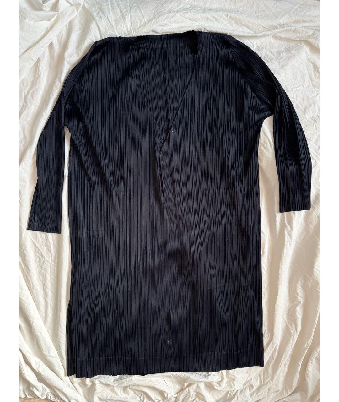 ISSEY MIYAKE Черный полиэстеровый жакет/пиджак, фото 6