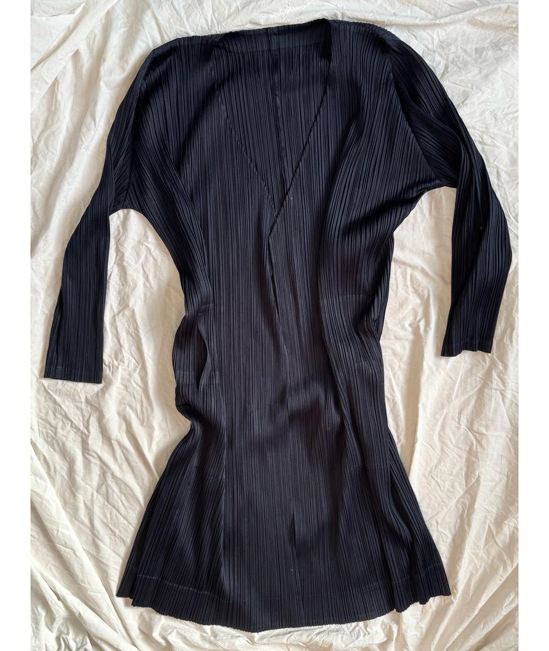 ISSEY MIYAKE Черный полиэстеровый жакет/пиджак, фото 5