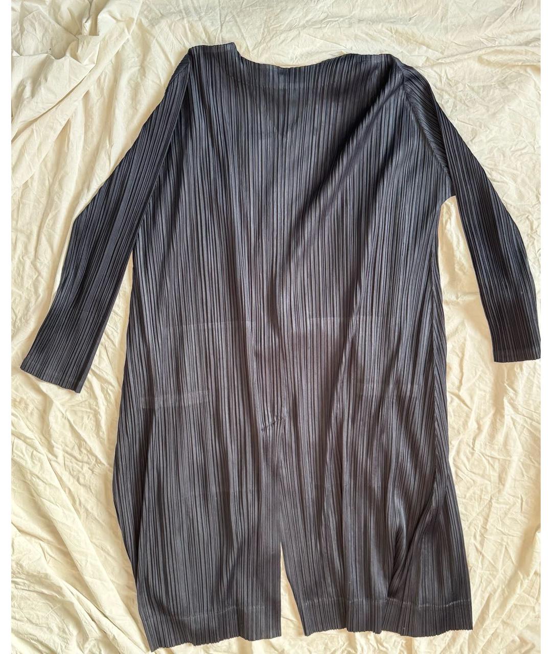 ISSEY MIYAKE Черный полиэстеровый жакет/пиджак, фото 2