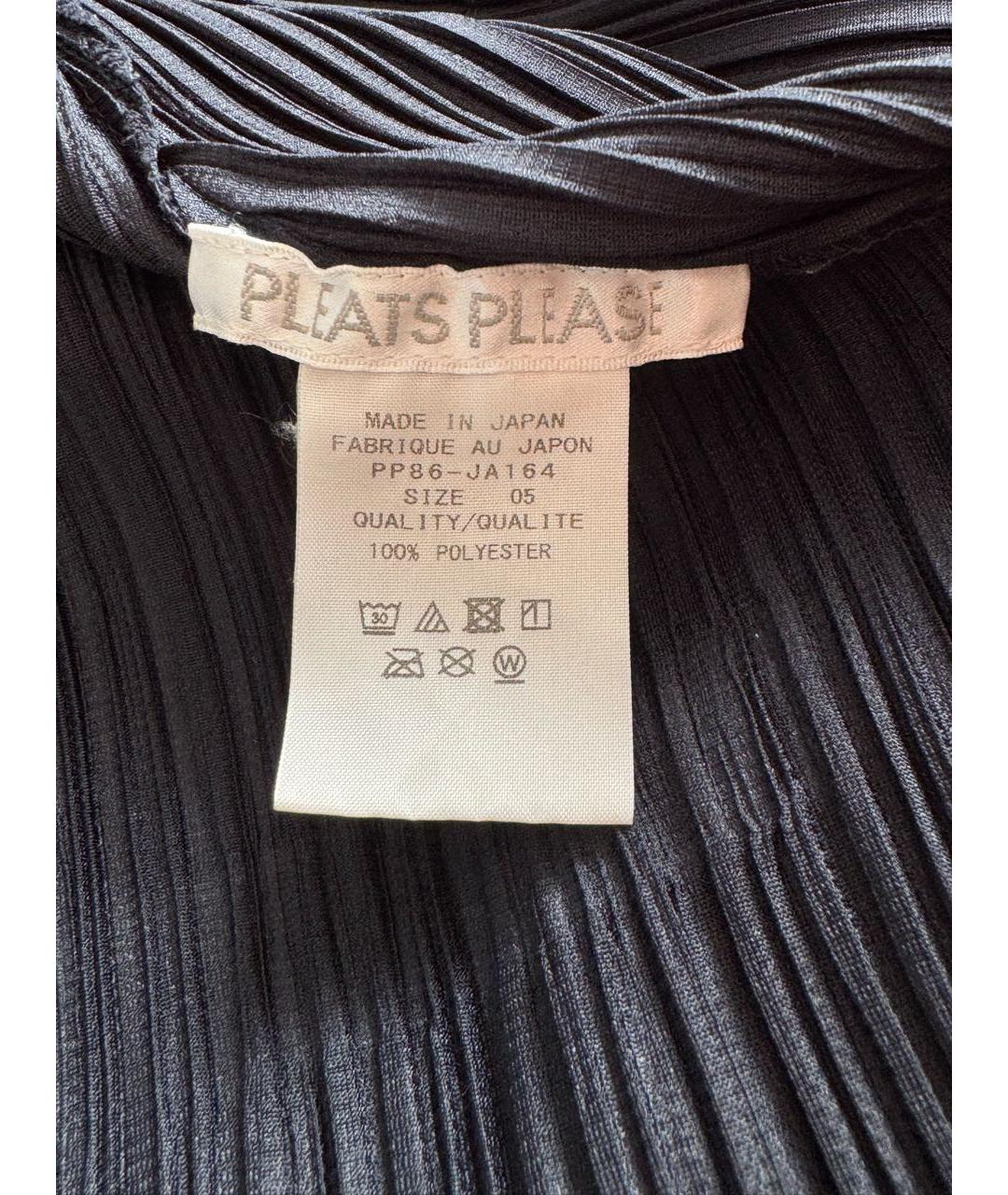 ISSEY MIYAKE Черный полиэстеровый жакет/пиджак, фото 3